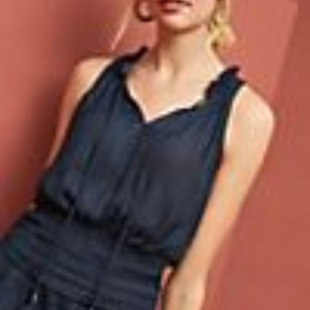 Current Air NWT Sleeveless Smocked Waist Top XS